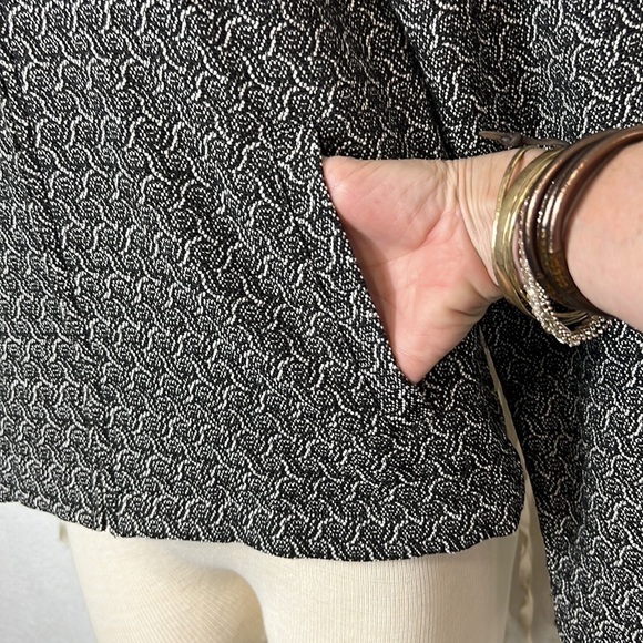 Eileen Fisher Zip Front Cotton Blend Jacket Size XS - Picture 5 of 7